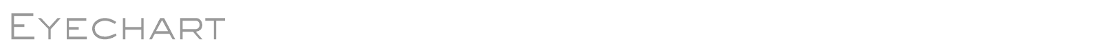 Eyechart font preview